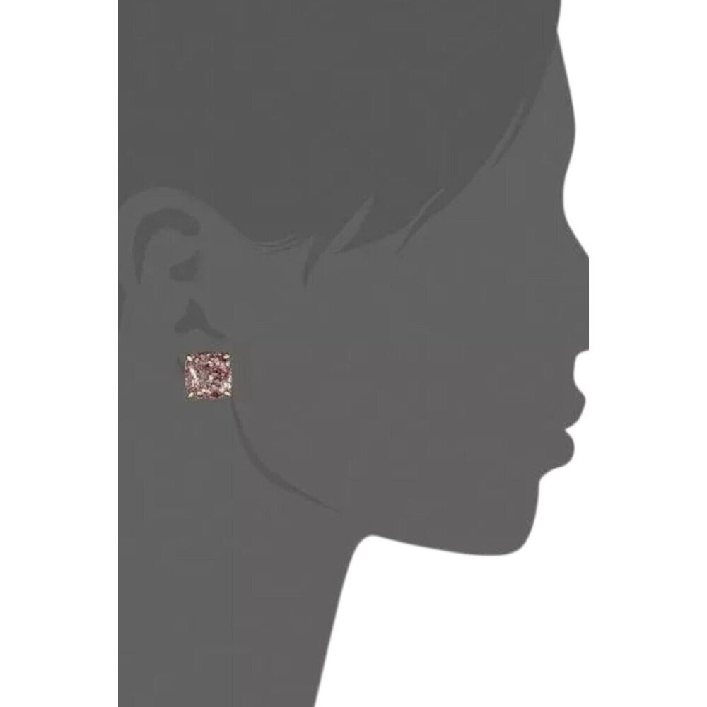 Kate Spade New York Small Square Studs Earrings Rose Gold - Picture 3 of 3